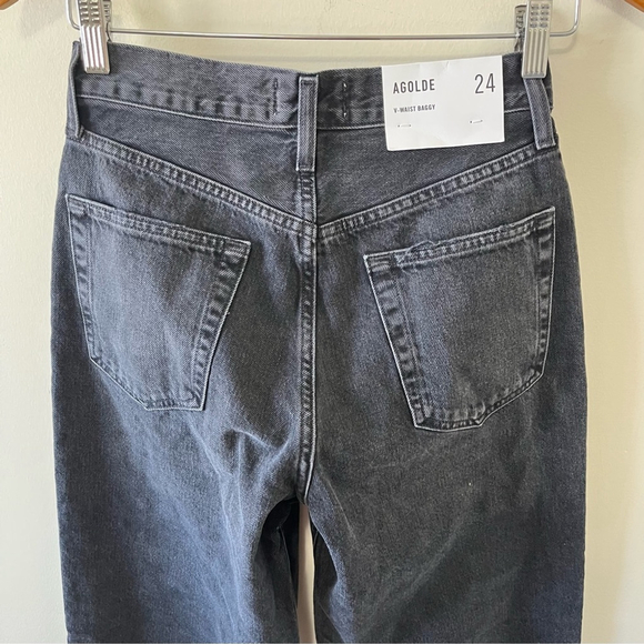AGOLDE V-Waist Baggy Jeans Size 24 - Picture 7 of 14